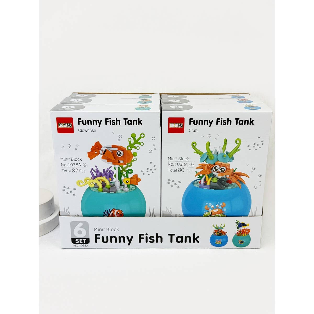 Block Toy Fish Tank Assembly Toy