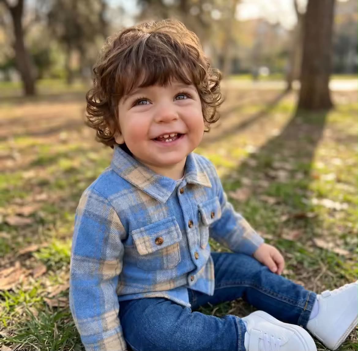 Boys Plaid Shacket