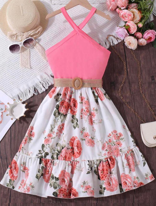 Floral Halter Cami Dress