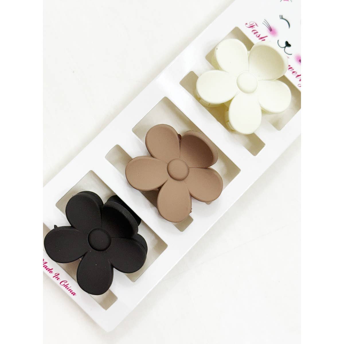 Mini Flower Hair Claw Set