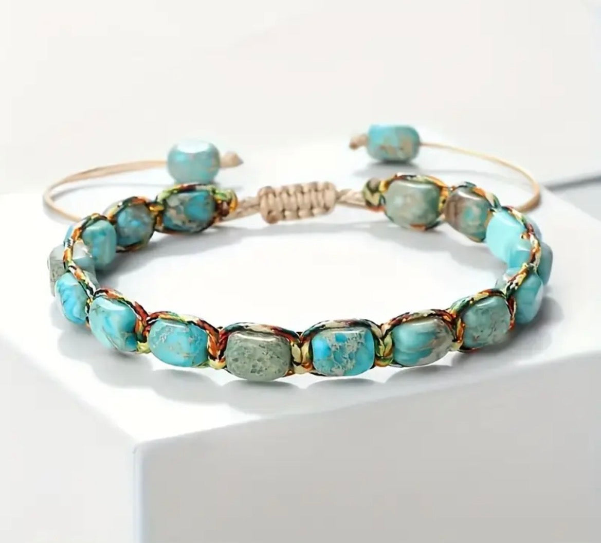 Square Stone Bracelets