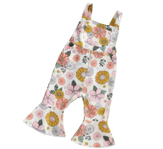 Flared Floral Bibs