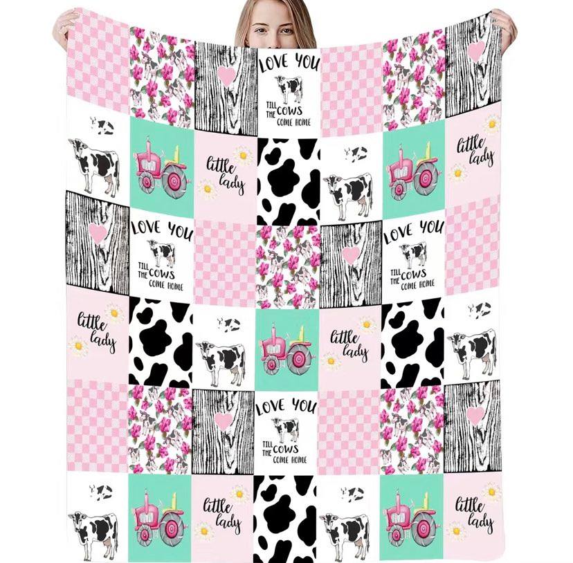 Farm Cow Blankets - 3 colors