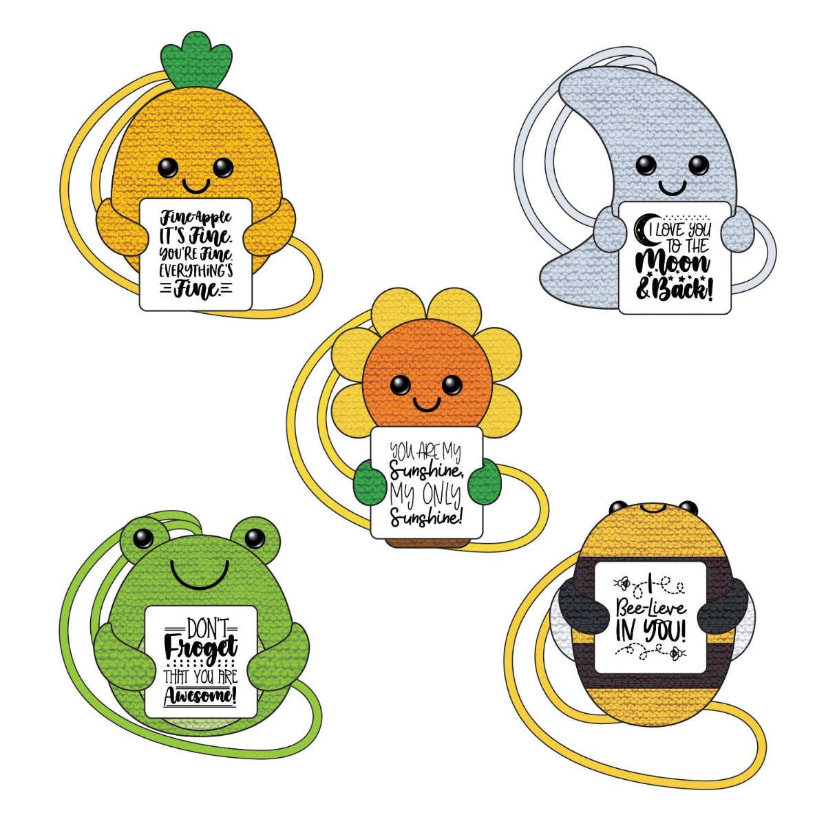 Crochet Pals Emotional Support Air Freshener