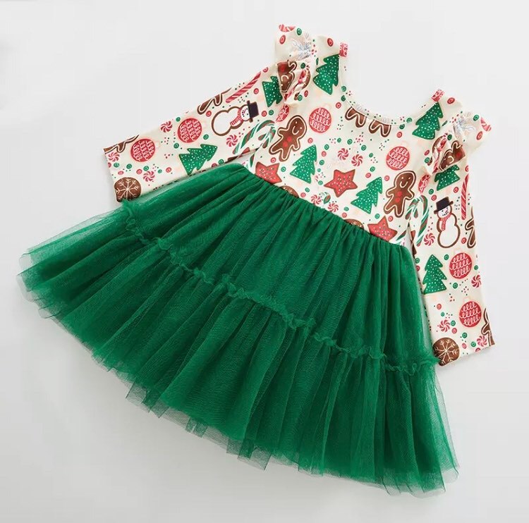 Gingerbread Tutu Dress