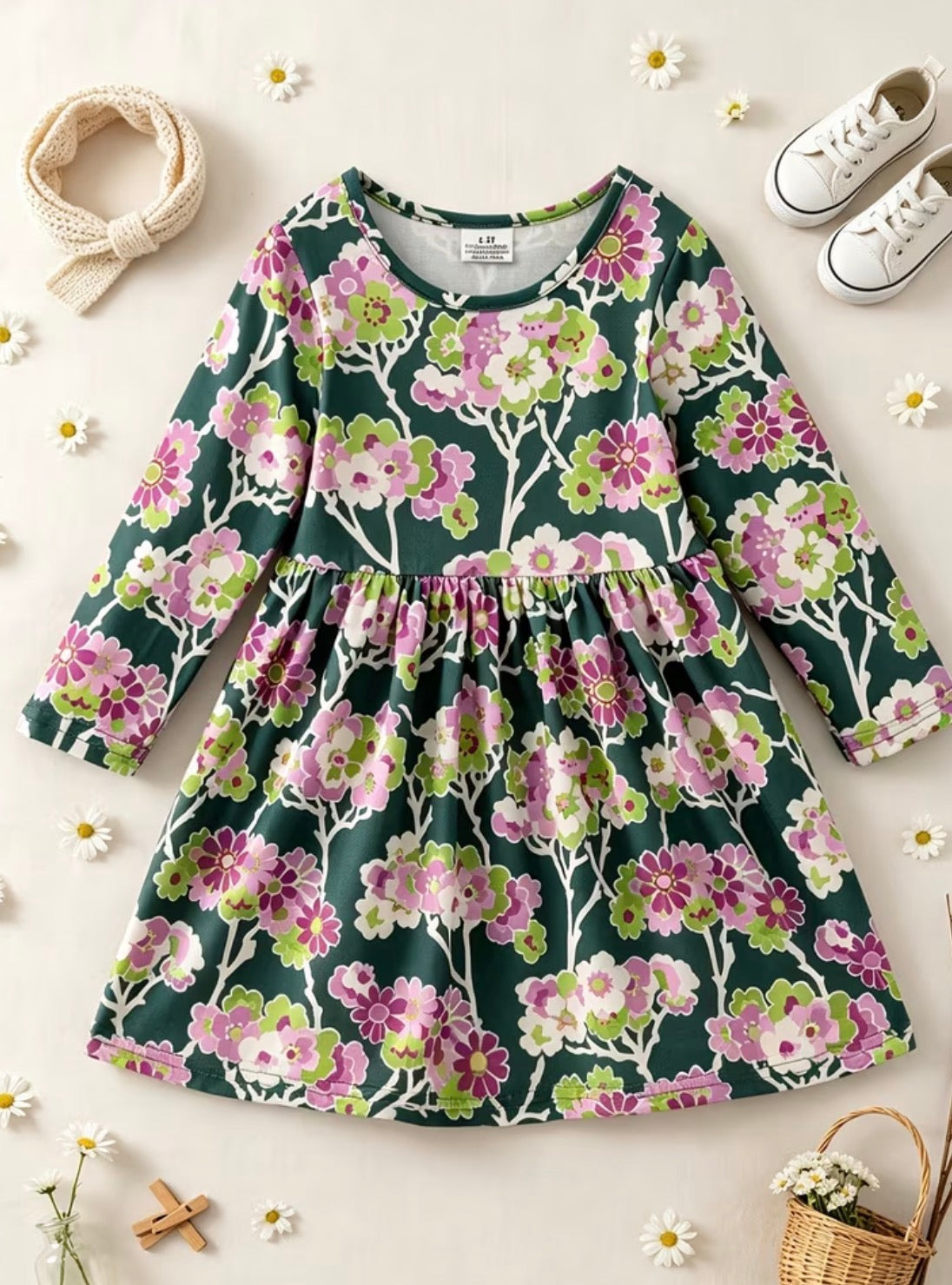 Lime and Rose Dress
