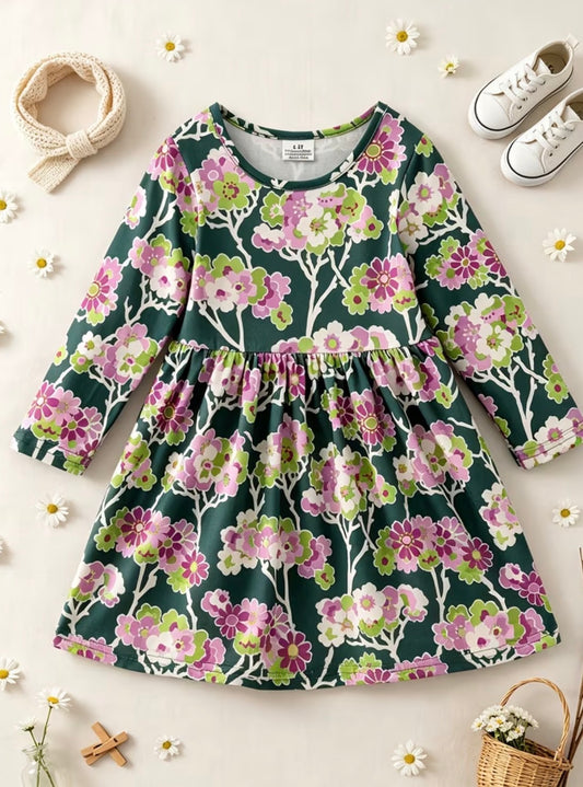 Lime and Rose Dress