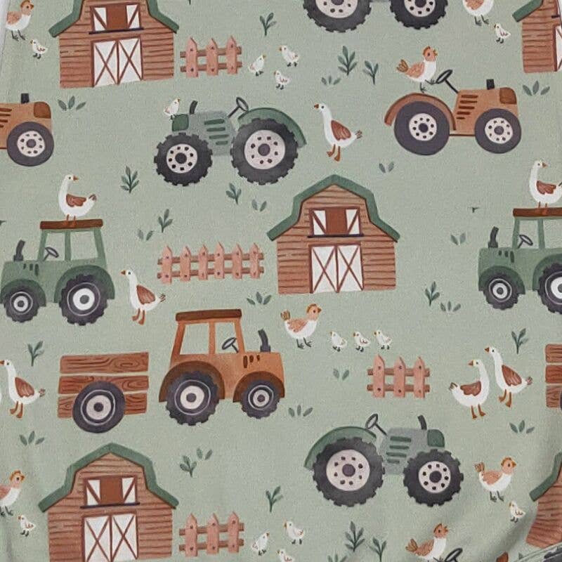 Green Gander Farm Baby Knotted Gown