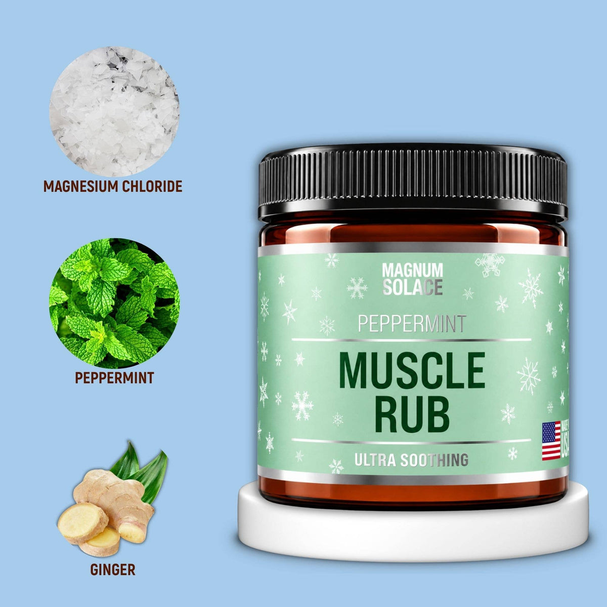 Soothing Muscle Rub with Menthol, Magnesium, Arnica & MSM