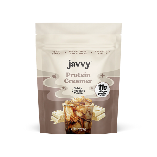 JAVVY White Chocolate Mocha Collagen Protein Creamer