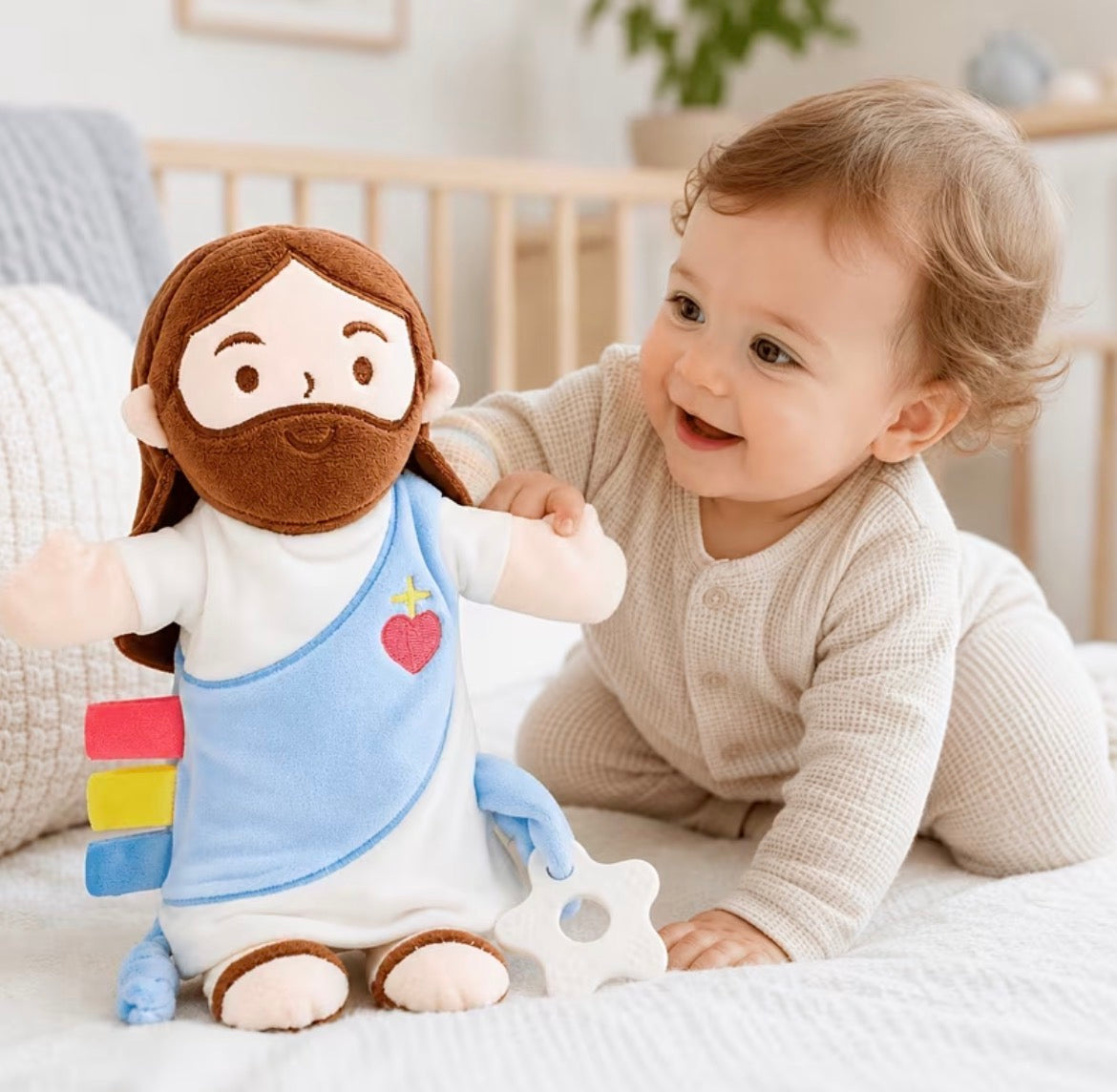 Jesus Teether Cuddle Buddy
