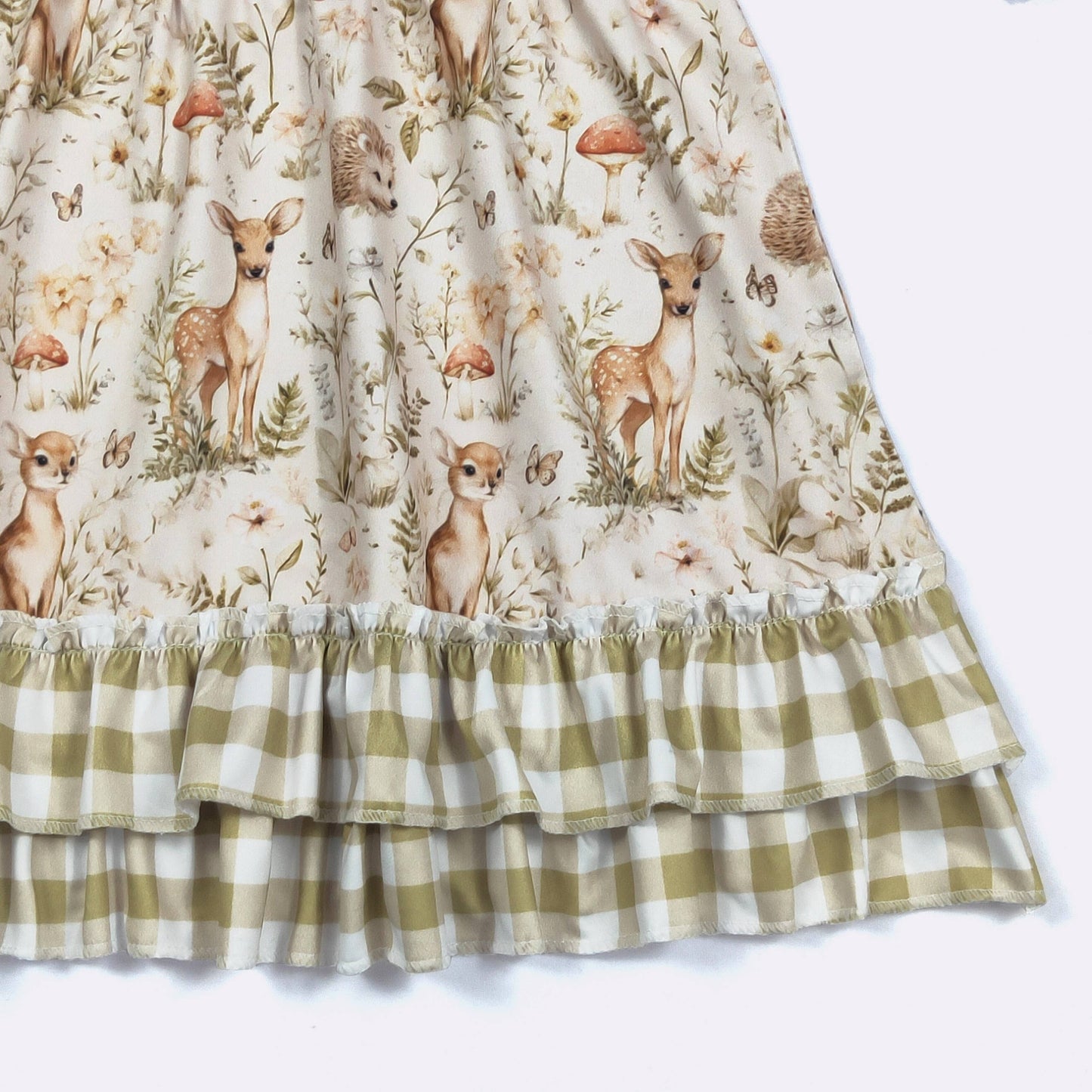 Sage Woodland Girls Dress