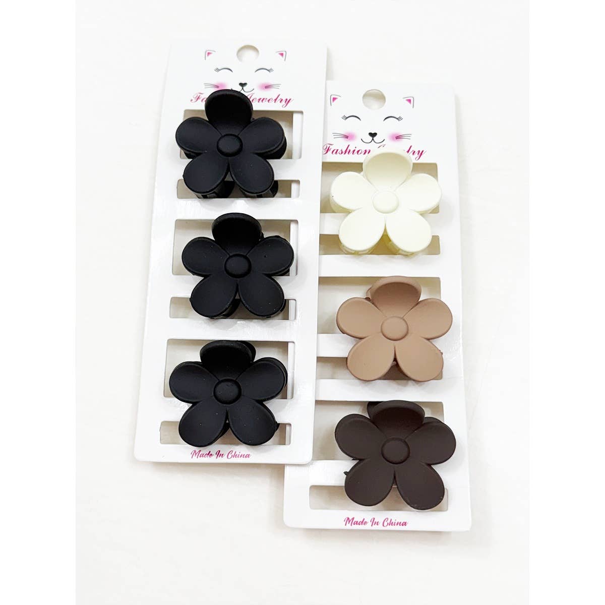 Mini Flower Hair Claw Set
