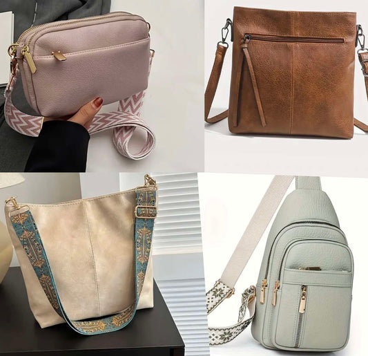 Faux Leather Purse/Bag/Totes