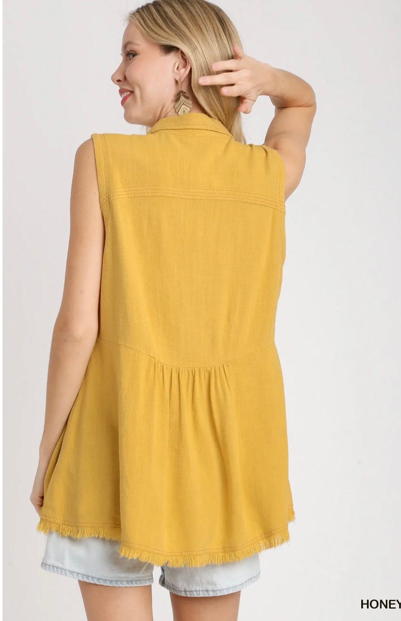 UMGEE Stitch & Fray Detail Tunic