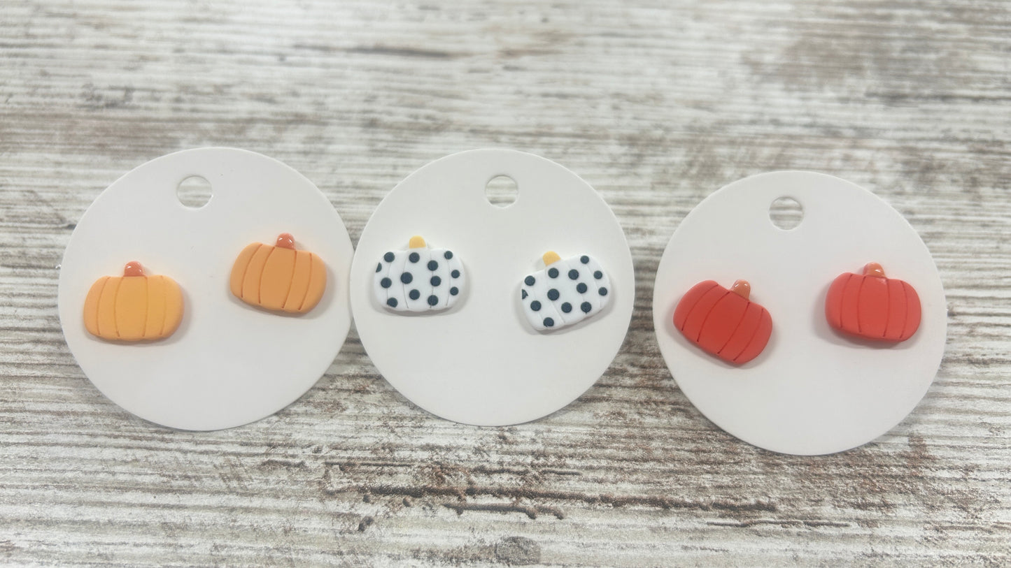 Pumpkin Earrings
