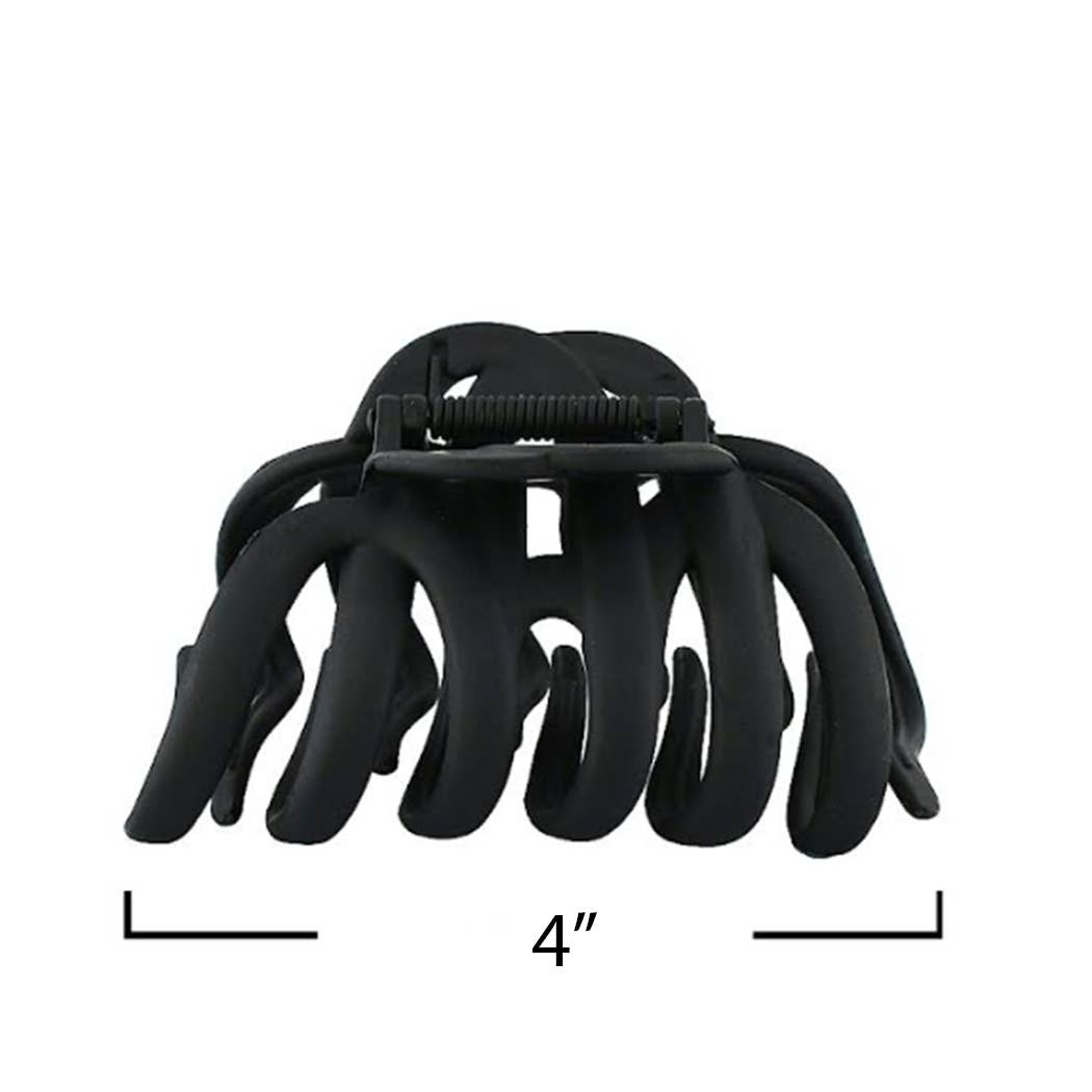 Matte Colors of Octopus Hair Claw Clip