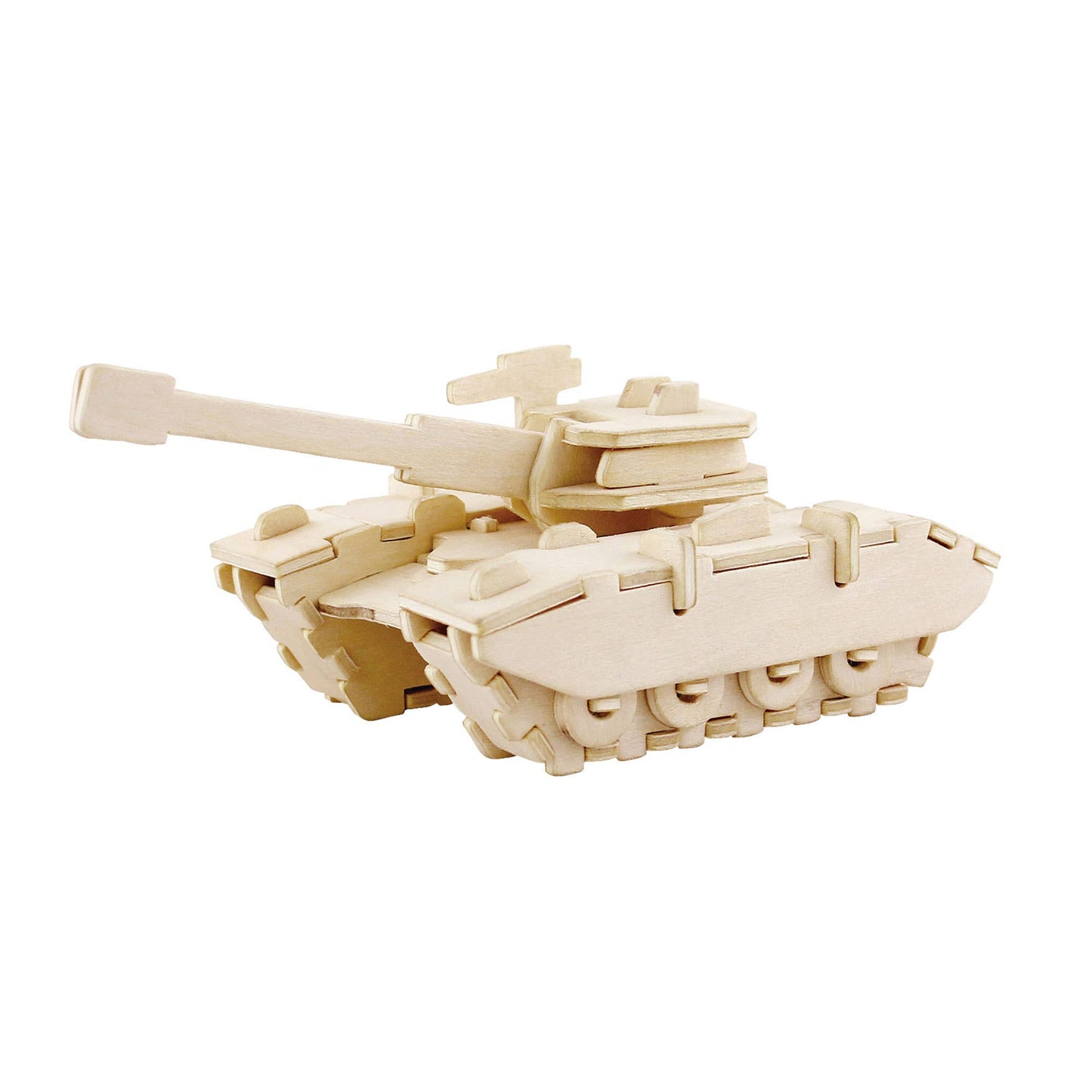 3D Wooden Puzzle: Tank