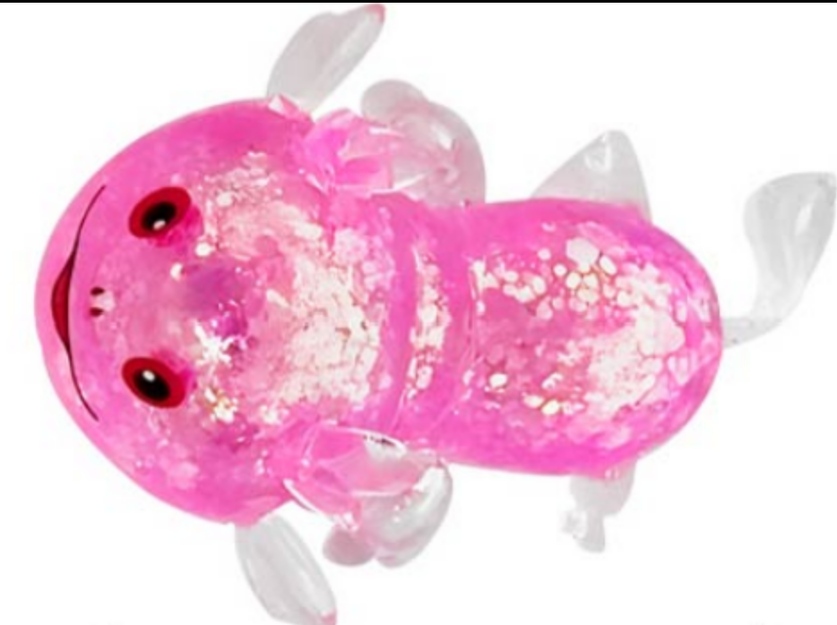 BABY RED-EYED GLITTER AXOLOTL SQUISHY