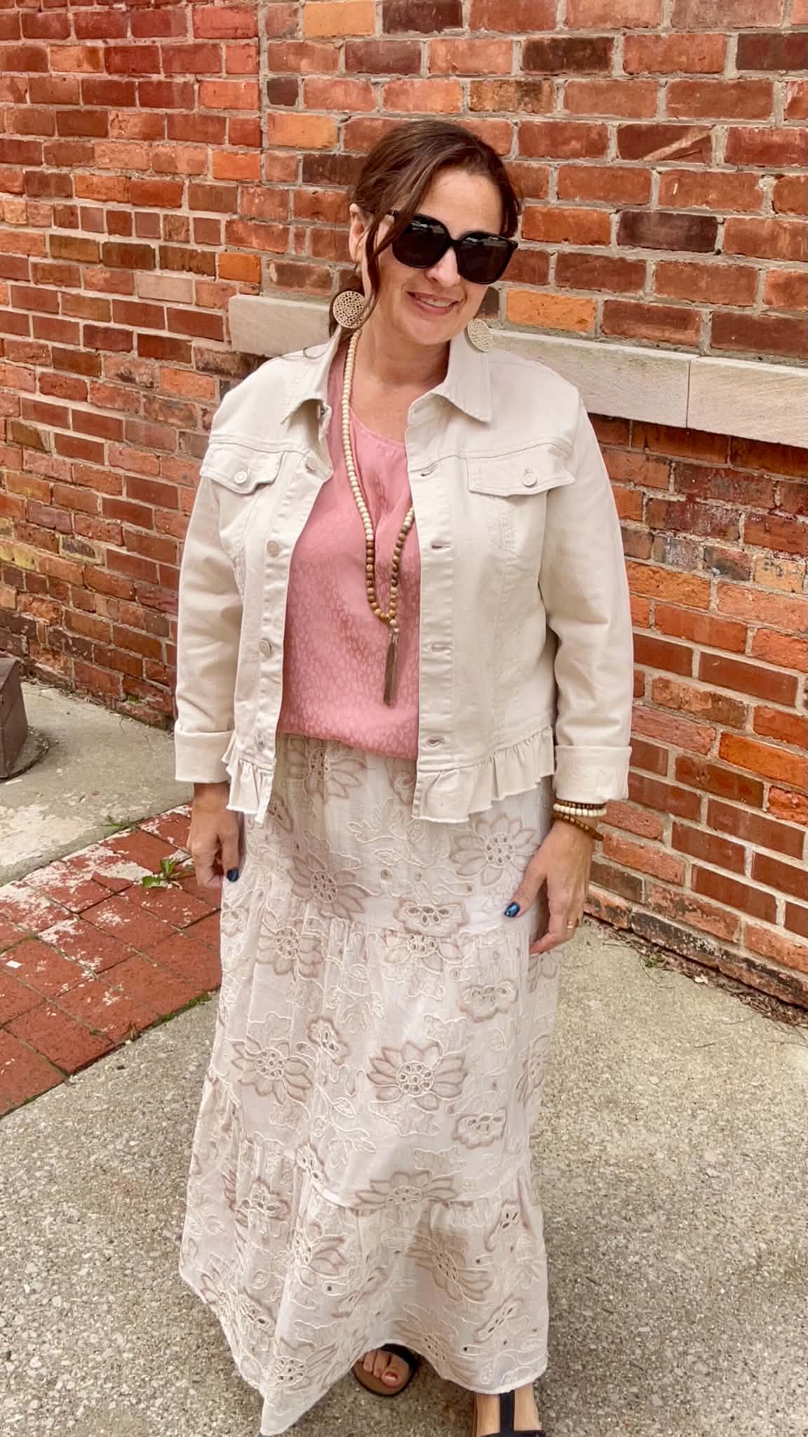 Heirloom Garden Embroidered Maxi Skirt