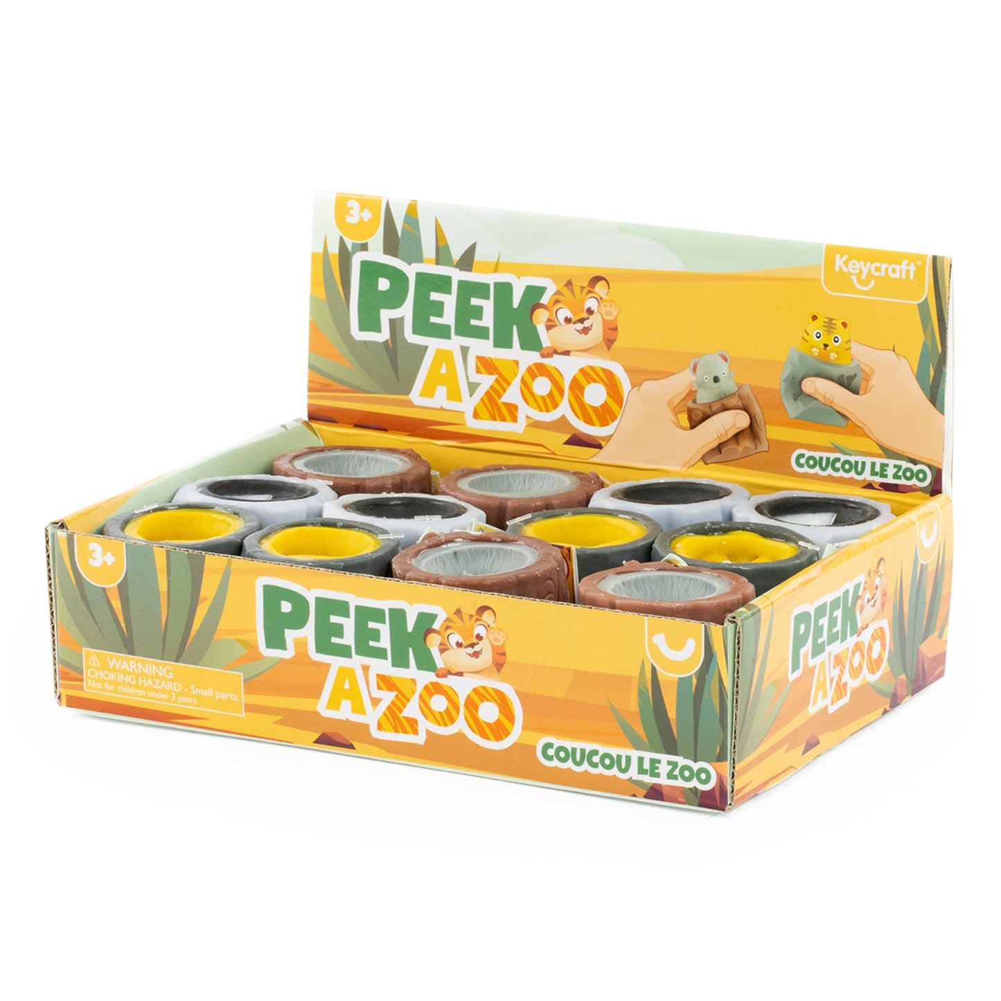 Keycraft Peek A Zoo Animals Sensory Toy