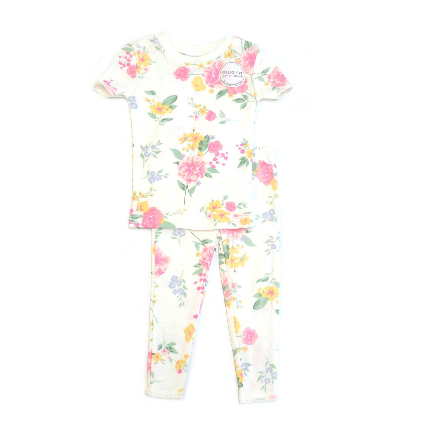 95% Viscose from Bamboo Floral Pattern Kids Pajama Pants Set