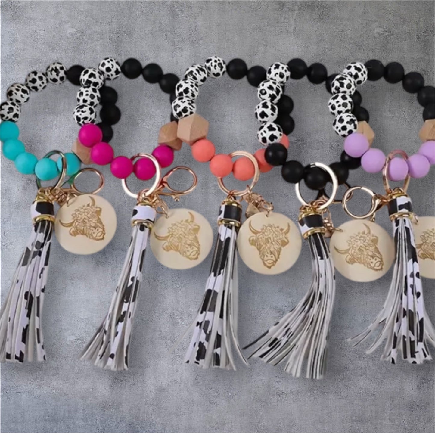 Highland Cow Keyring