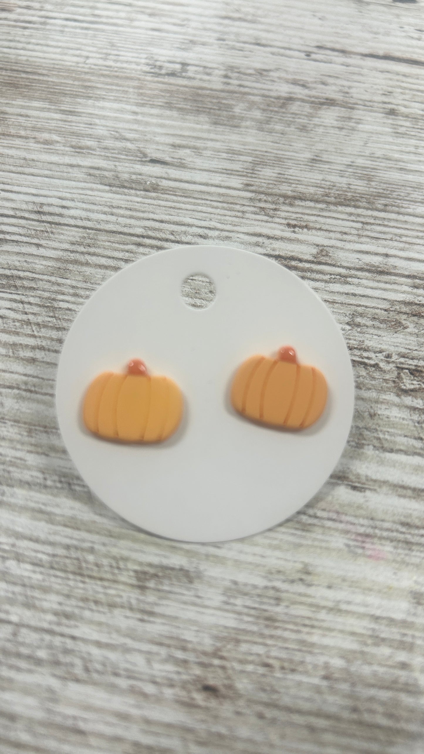 Pumpkin Earrings