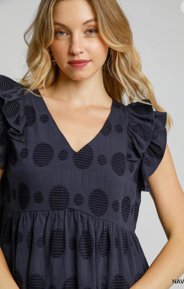 UMGEE - Swiss Dot Jacquard Dress