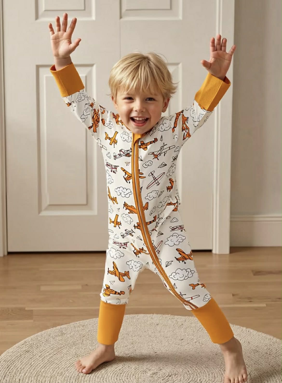 Bamboo Boy Long Sleeve Pajamas