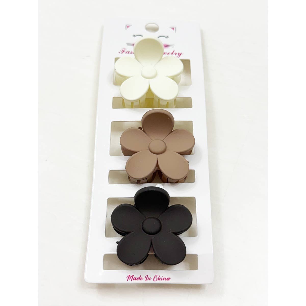 Mini Flower Hair Claw Set