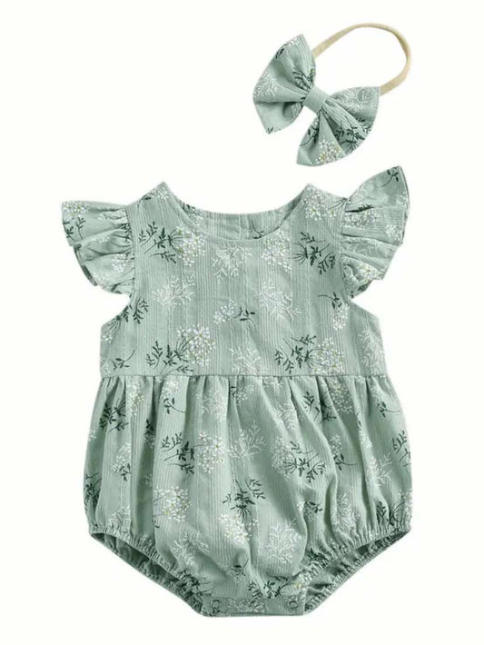 Mint Bubble Romper