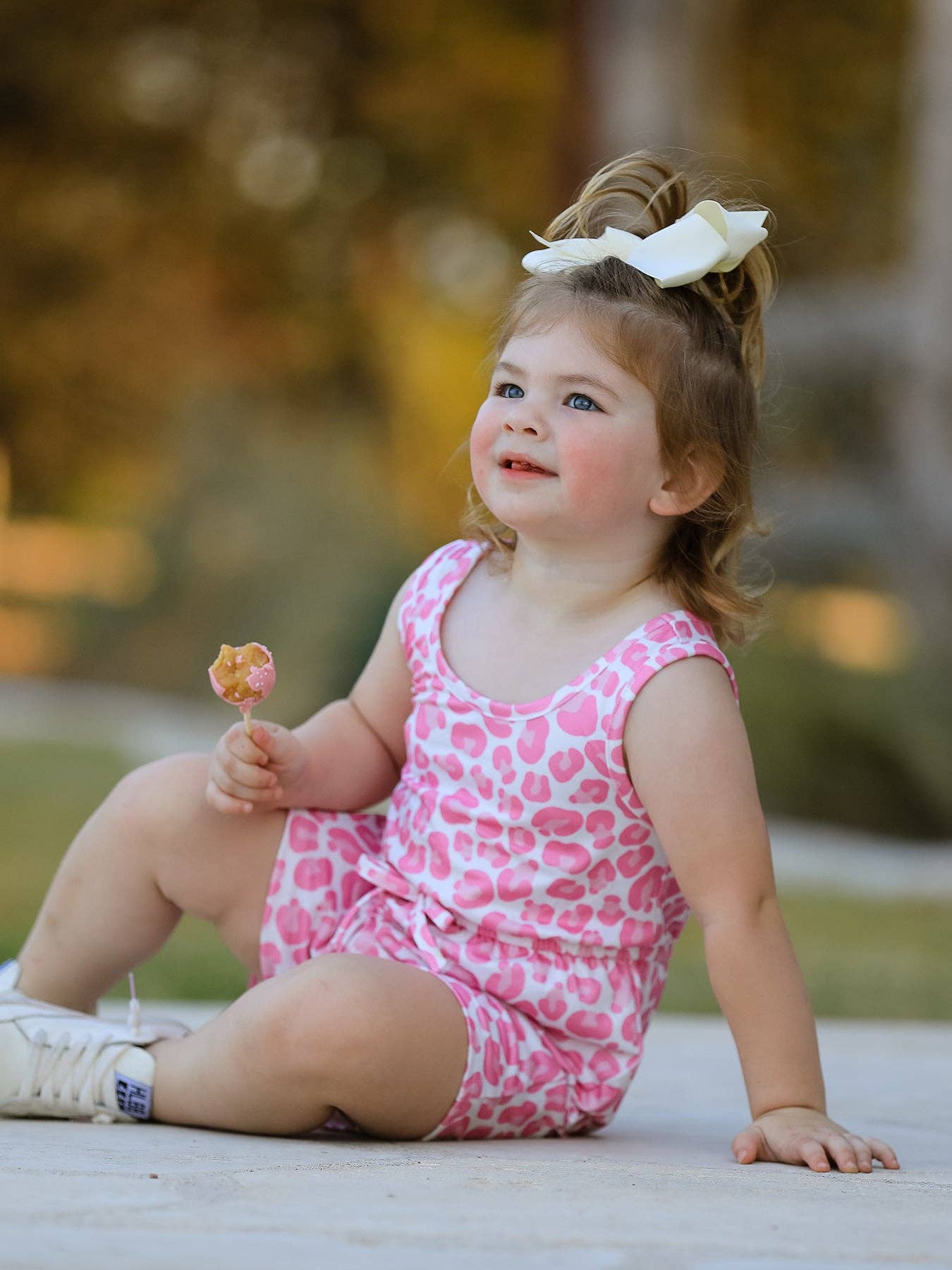 Leopard Striped Milk Silk 3-piece Jumpsuit Set