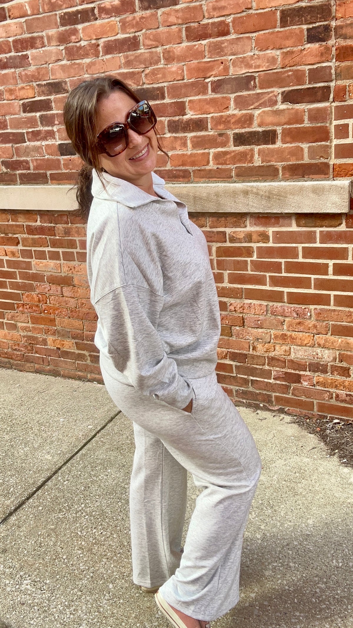 Scuba Collared Pullover & Pants Set