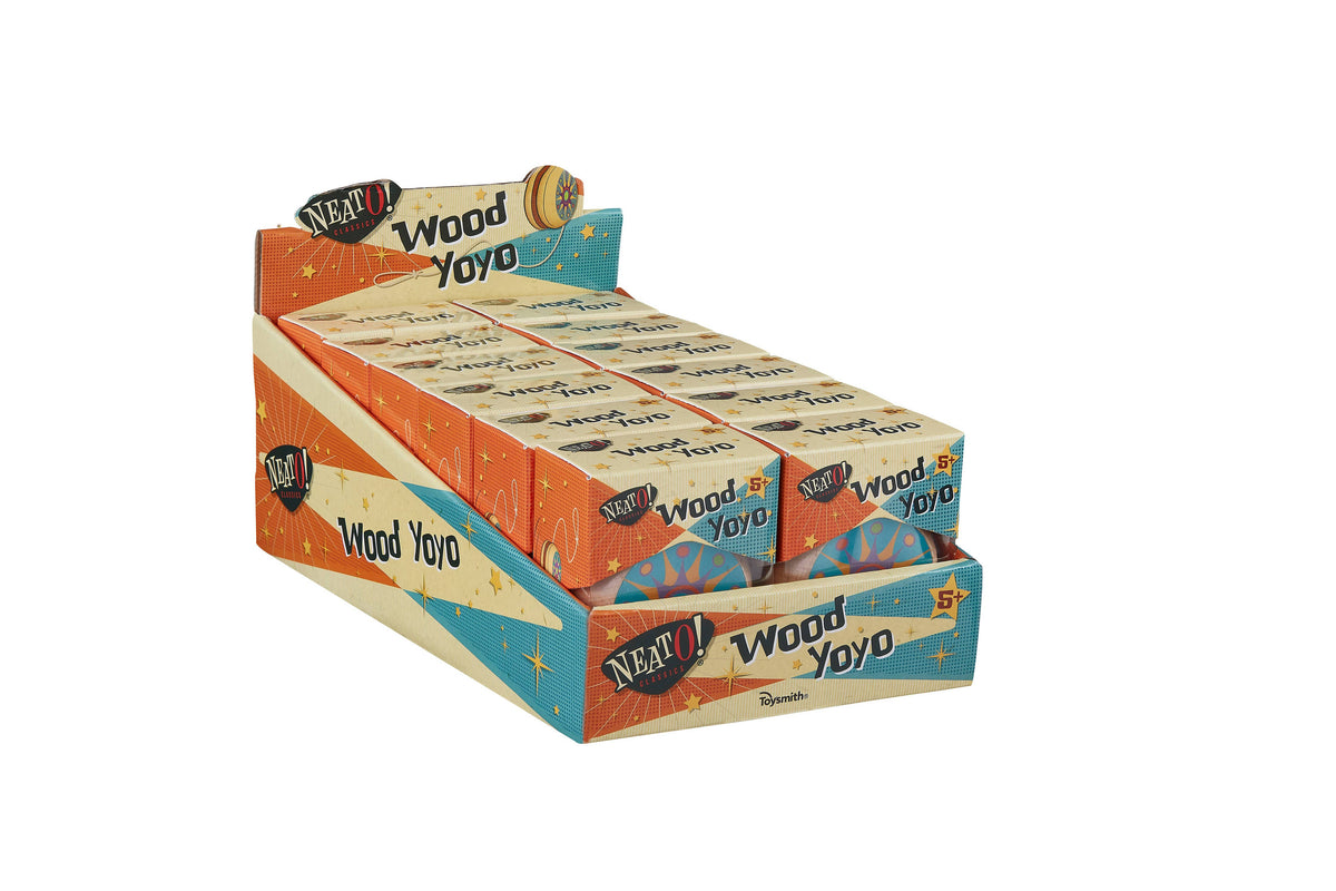 Neato! Wood Yo-Yo- Retro Classic, vintage toys