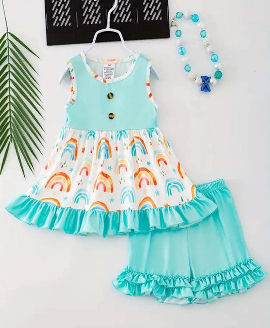 Sweet Rainbow Teal Set