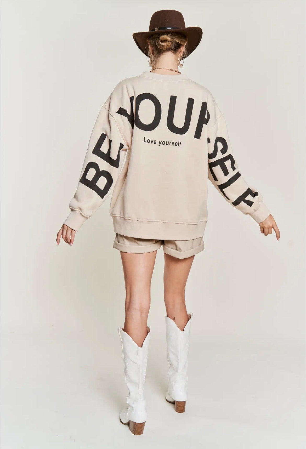 BE YOUR SELF SWEATSHIRT