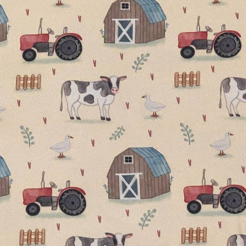 Rustic Farm Boy Romper