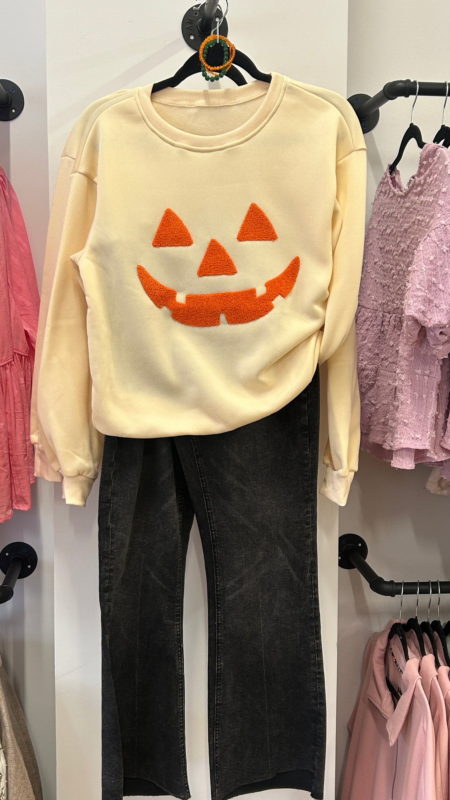 Embroidered Fall Sweatshirts