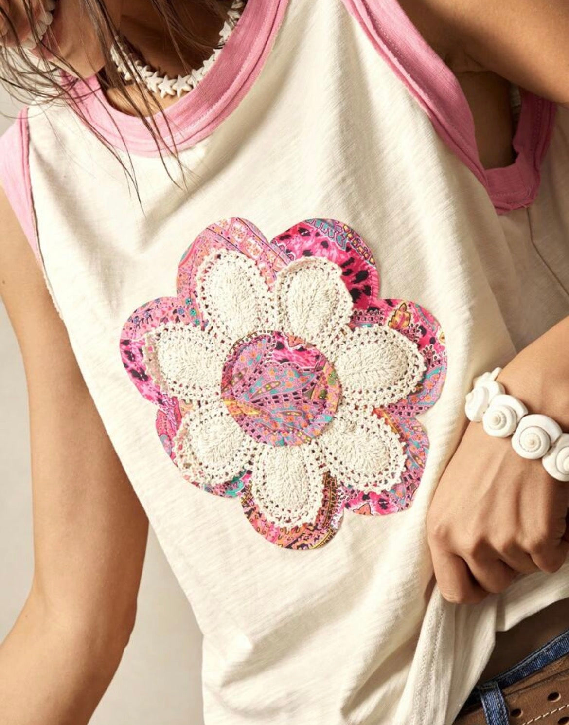 Boho Flower Tank