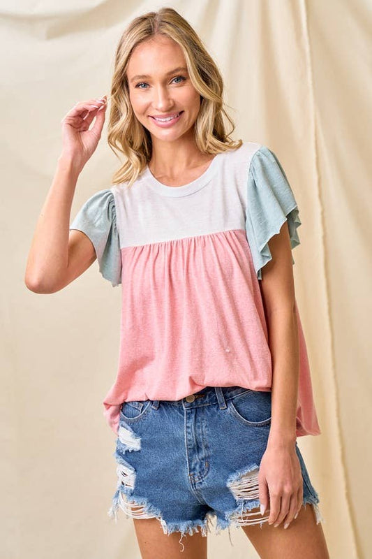 Better Believe Color Block Top