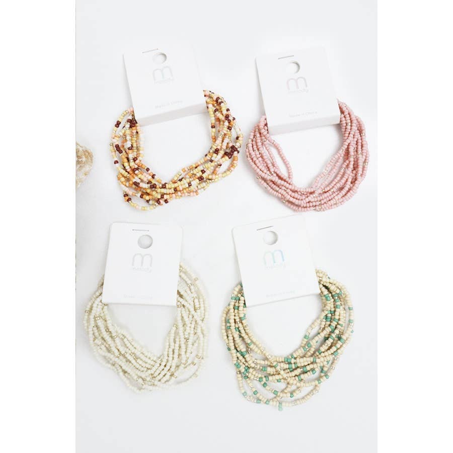Seed Bead Bundle Bracelet