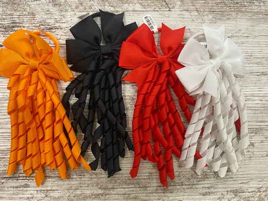 Spiral Pony Tail Bows