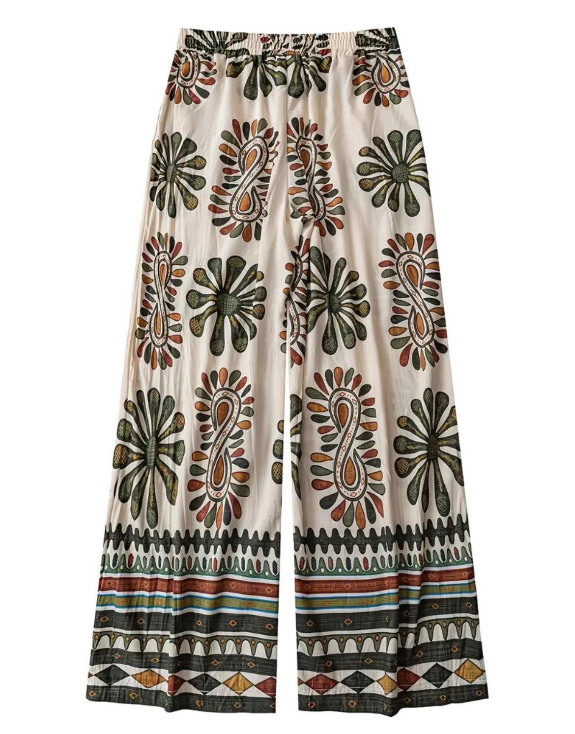 Earthy Wide Leg Pants
