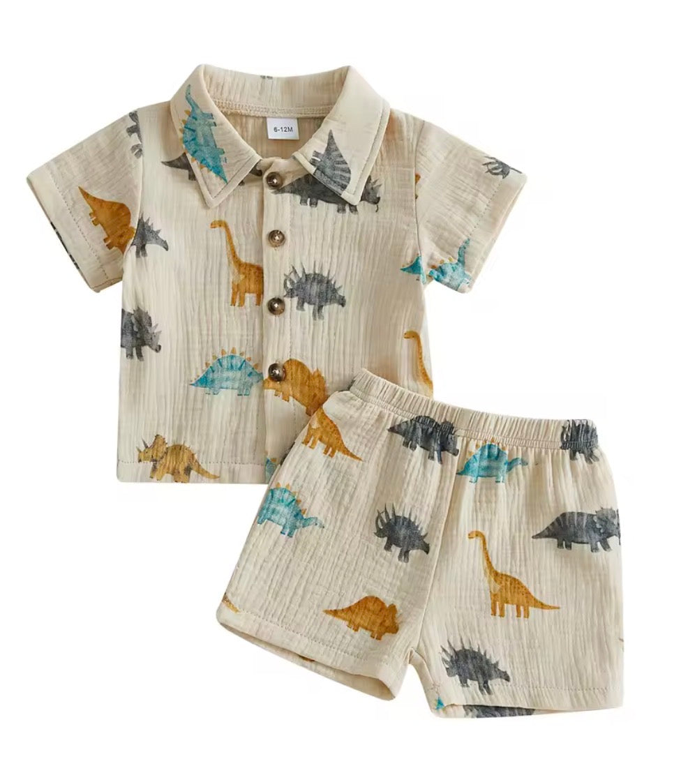Muslin Dinosaur Set