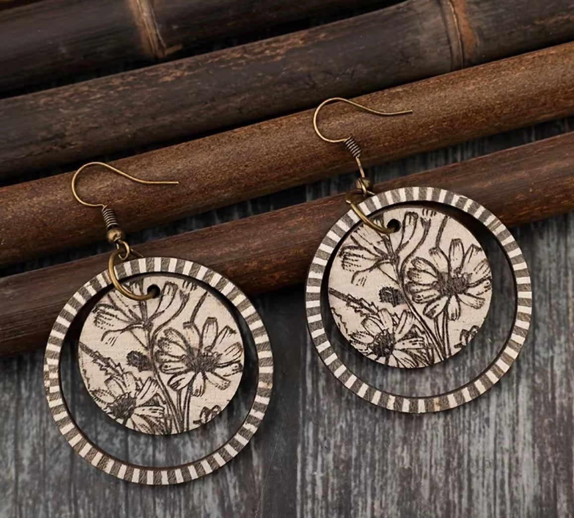 Retro & Boho Drop Earrings