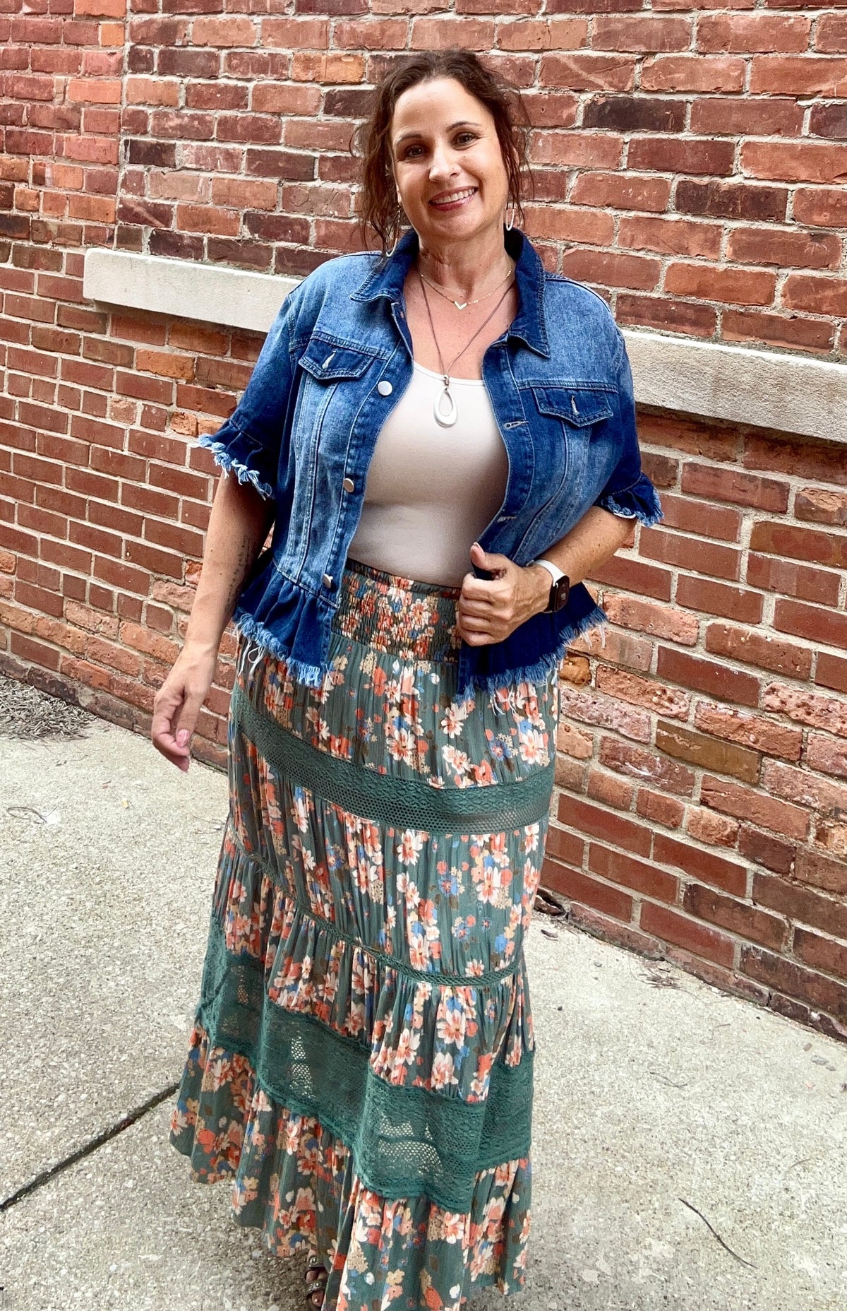 Short Sleeve Jean Jacket
