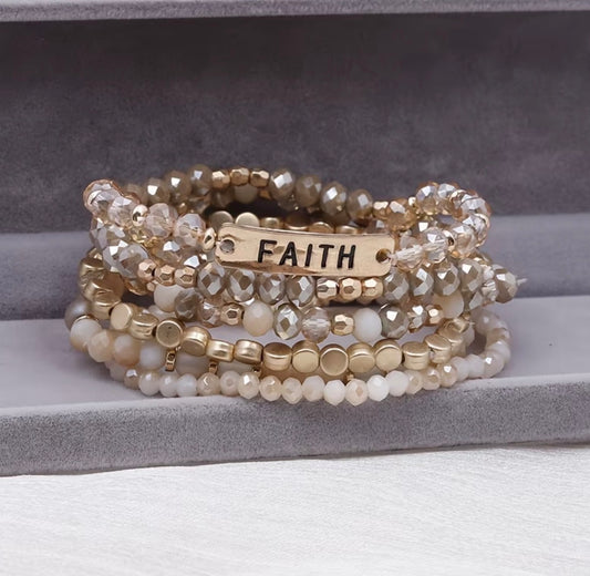 Faith 6 Piece Bead Sets