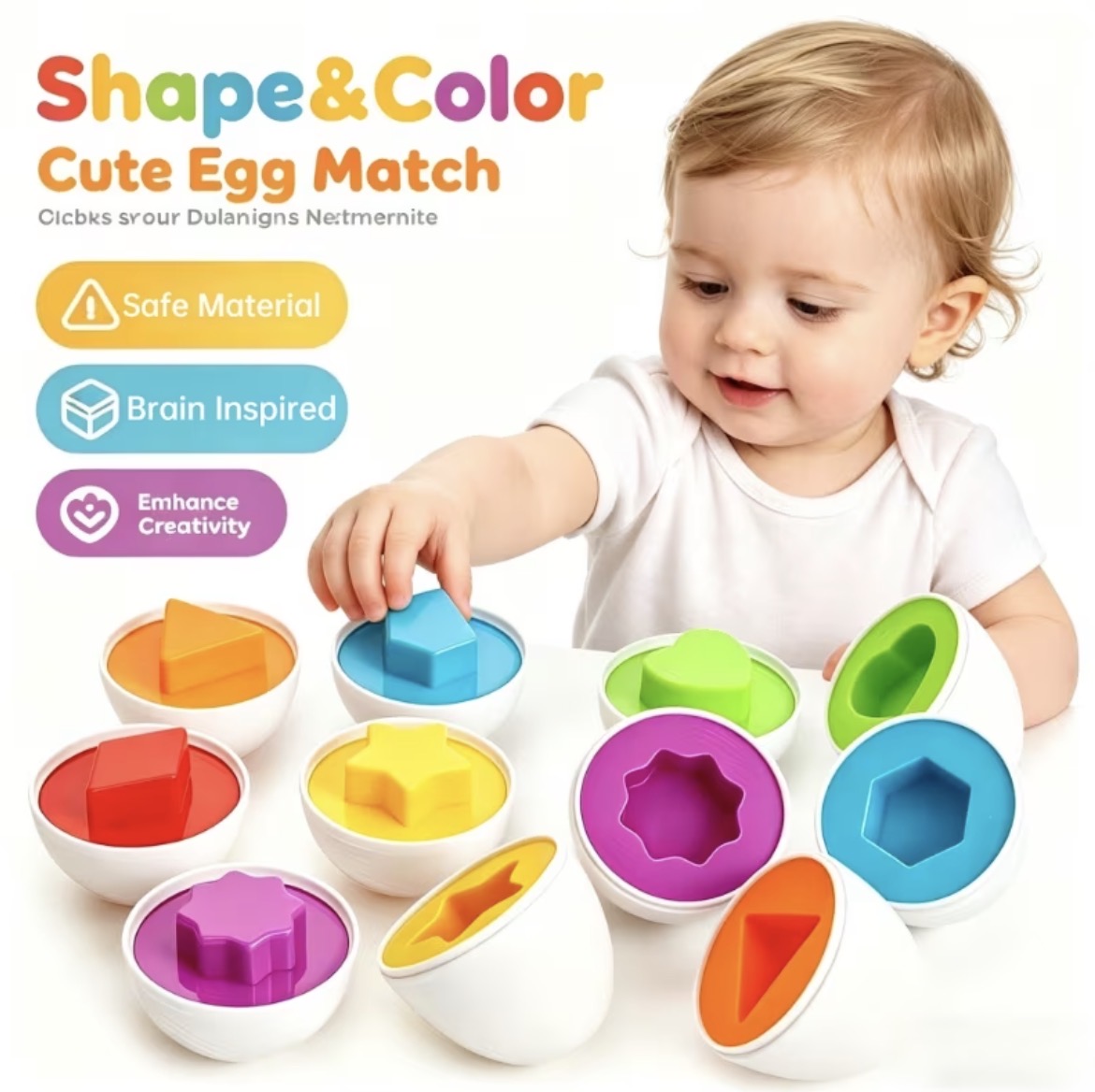 Matching Egg Shapes