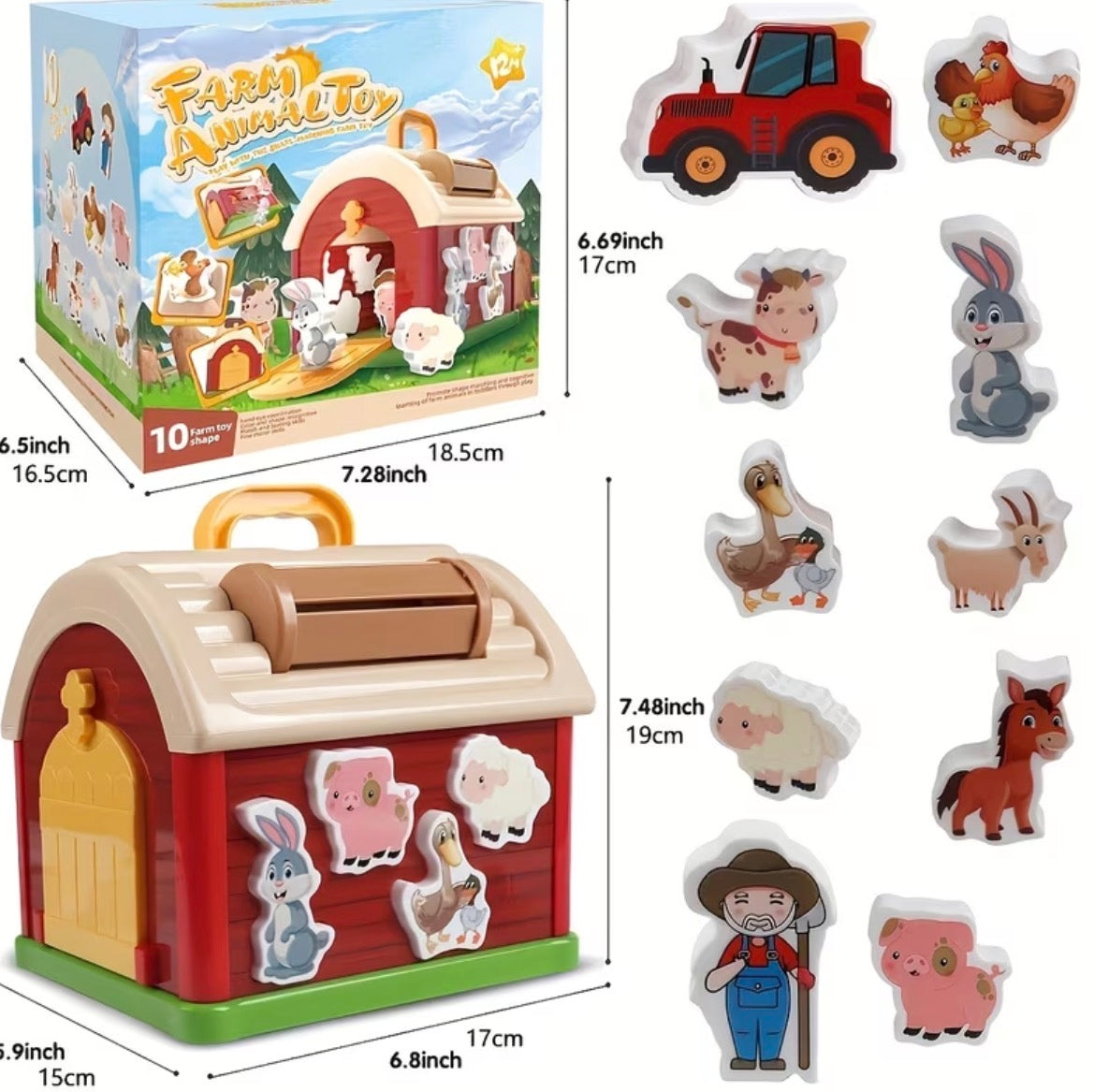 Farm Shape Finder Toy